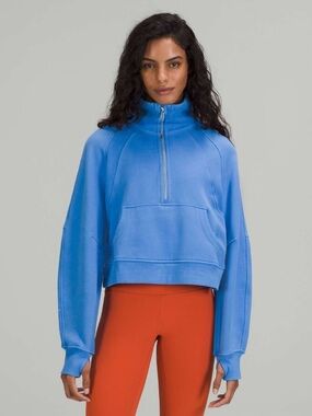 lululemon athletica Scuba Half-Zip Funnel Neck Pullover - Blue Nile